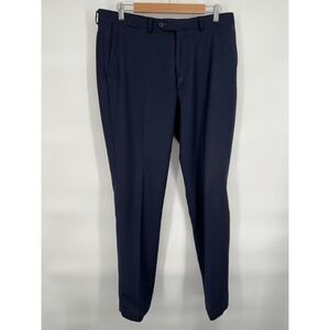 Arturo‎ Calle Mens Dress Pants Black Size 34 Chino Wool Blend